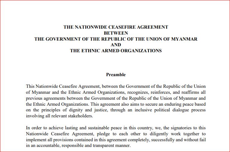 Nationwide Ceasefire Agreement